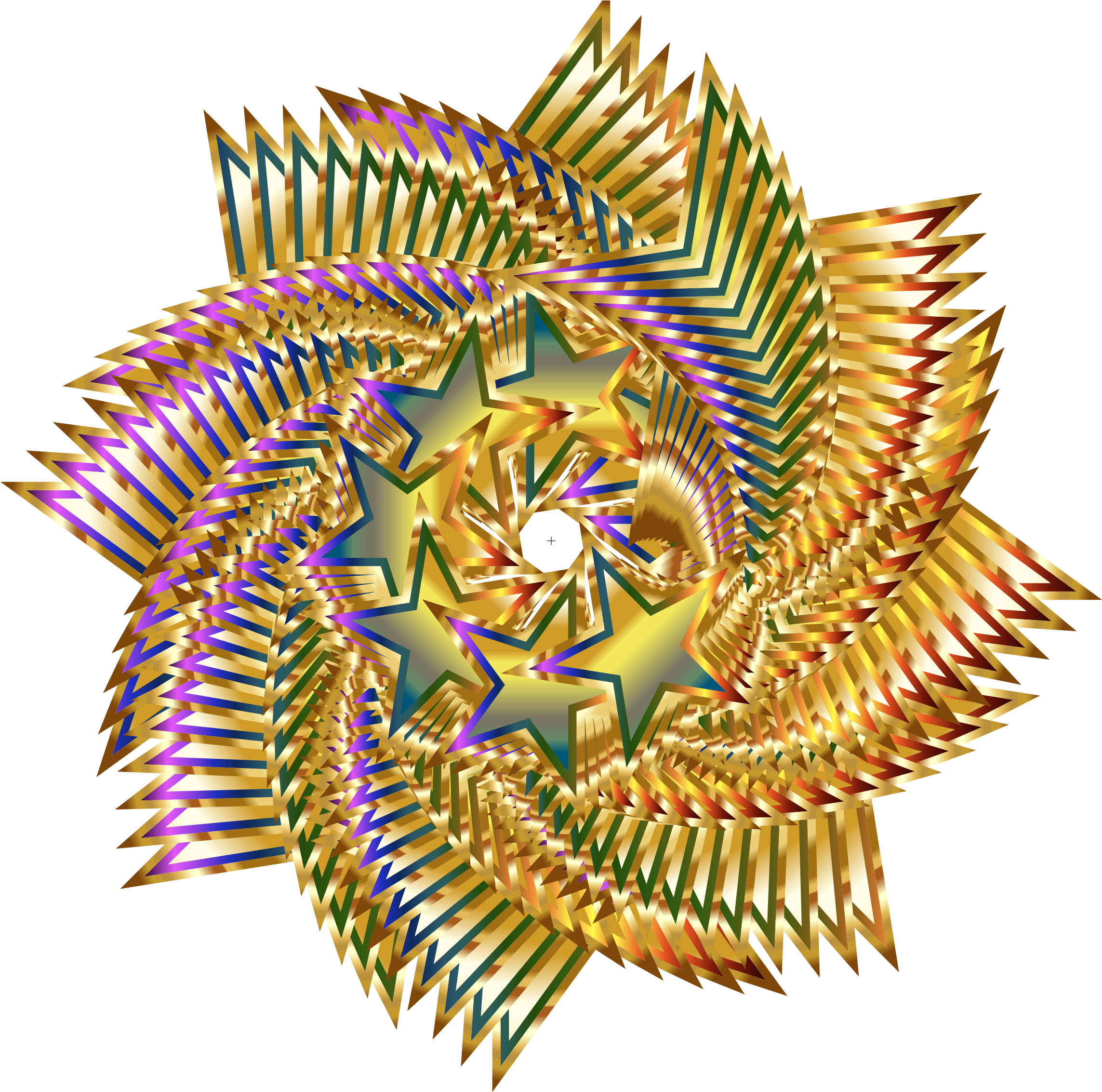 This Free Icons Png Design Of Gold Star Abomination - Illustration (2400x2378), Png Download