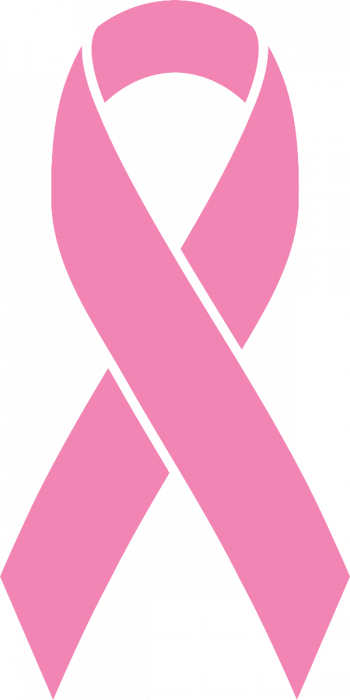 Breast Cancer Ribbon Vinyl - Breast Cancer Ribbon (350x700), Png Download