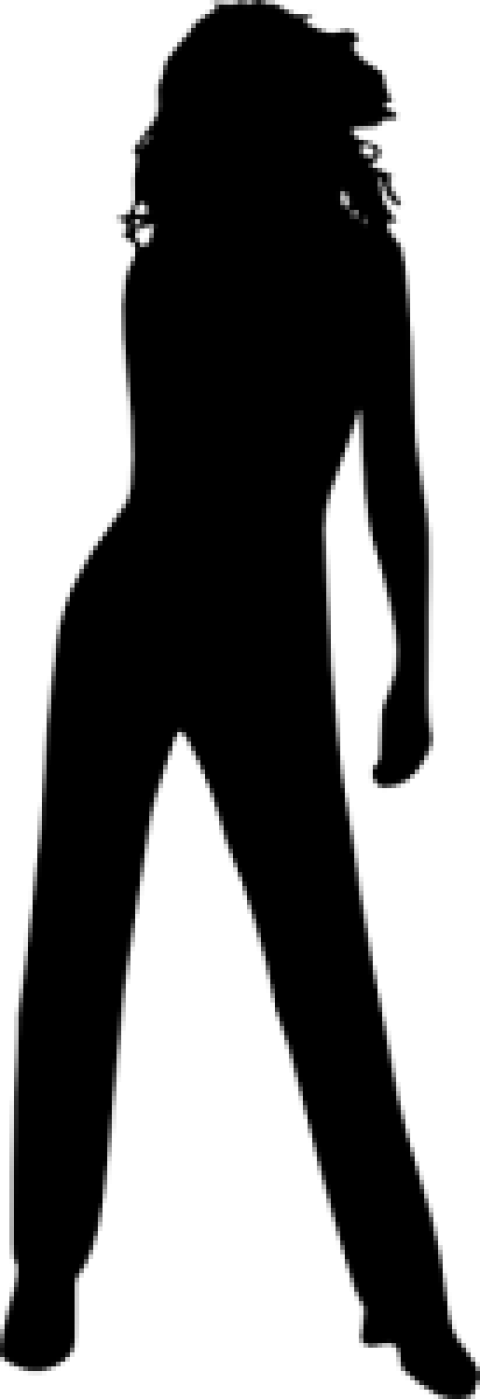 Free Png Woman Silhouette Png Images Transparent - Silhouette (480x1399), Png Download