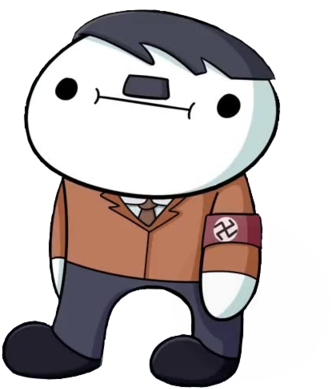 Odd1sout Hitler Png By Goldendragon22 - Odd 1s Out Character (331x389), Png Download