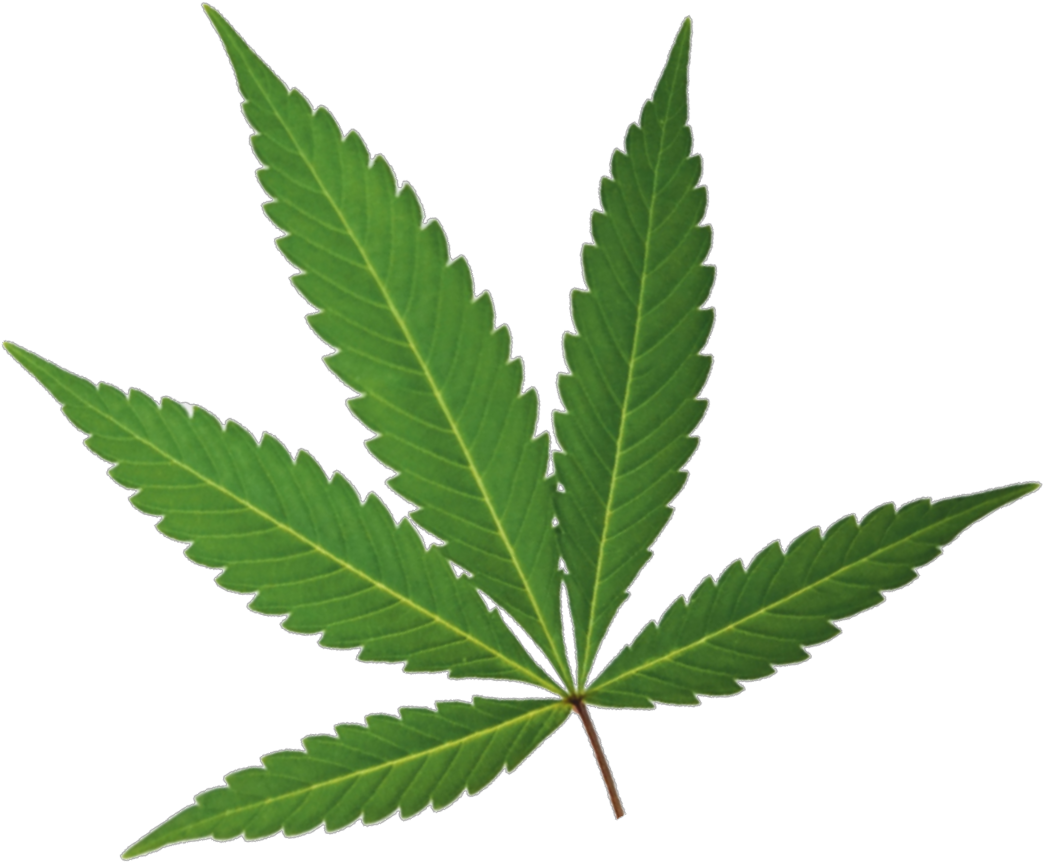 Marijuana Leaf - Small Marijuana Leaf (1061x1141), Png Download