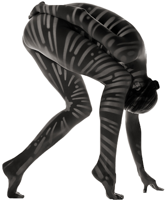 Body Art Lady - Body Art Png (329x400), Png Download