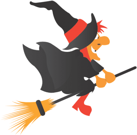 Free Png Witch Png Images Transparent - Clip Art Witches On Brooms (480x480), Png Download