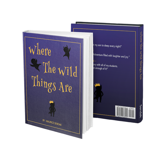 Where The Wild Things Are - Book Cover (640x600), Png Download