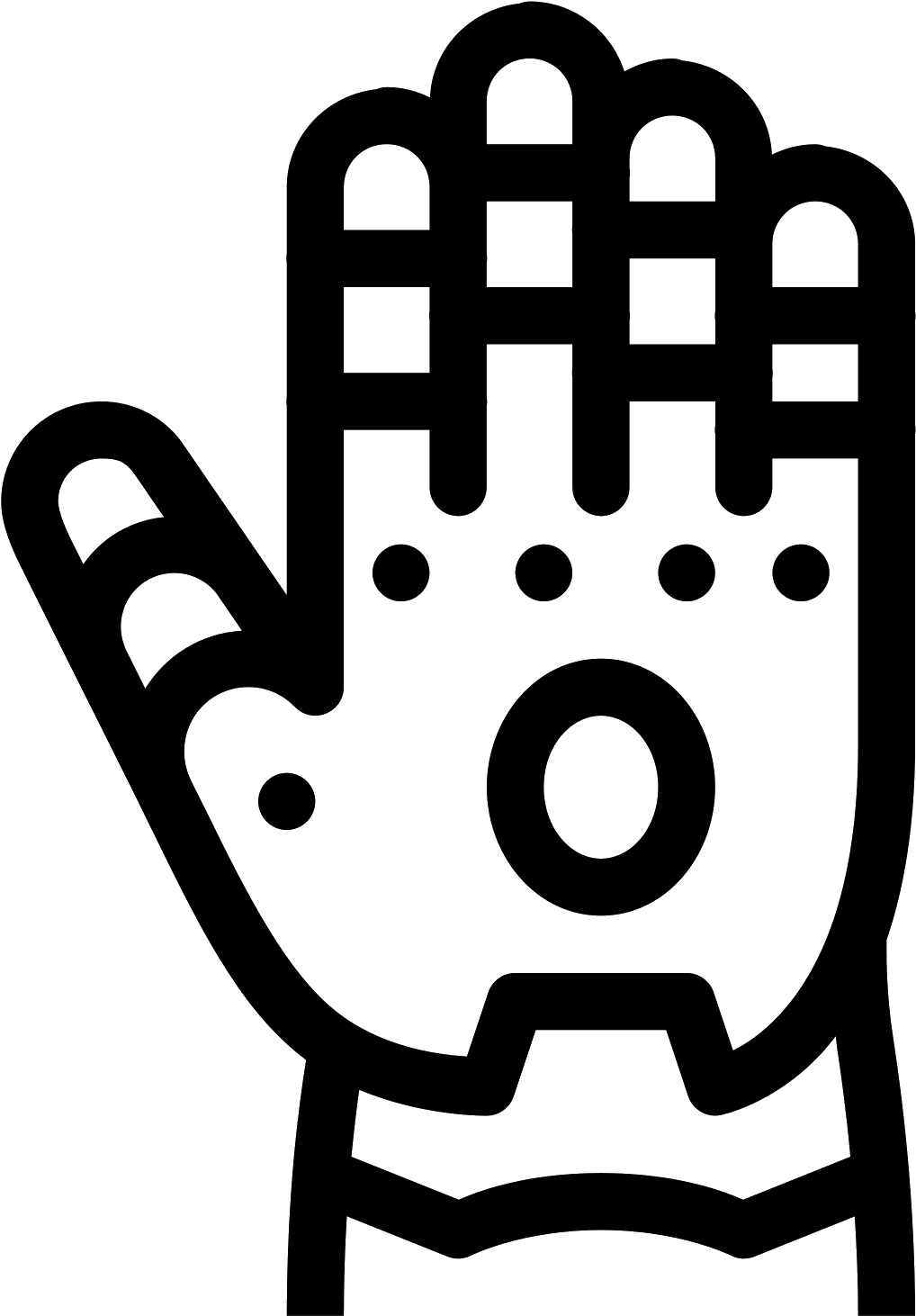 Infinity Gauntlet Icon - Infinity Gauntlet Icon Transparent (1600x1600), Png Download