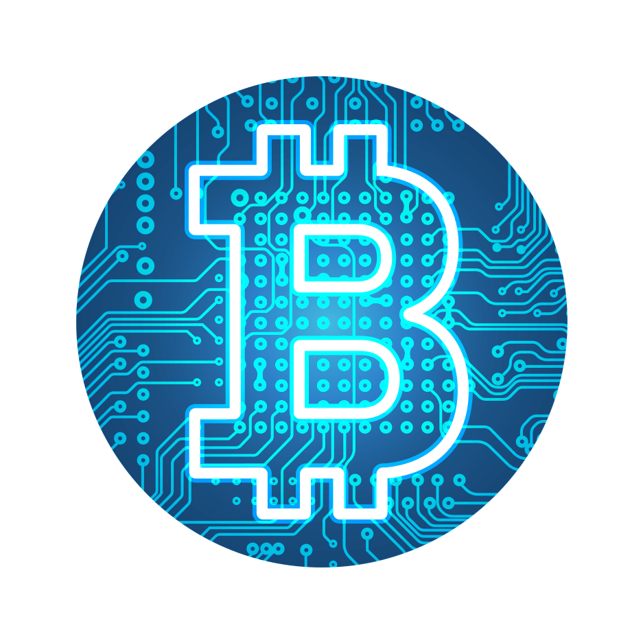 Cryptocurrencies - Bitcoin Blue Logo Png (950x950), Png Download