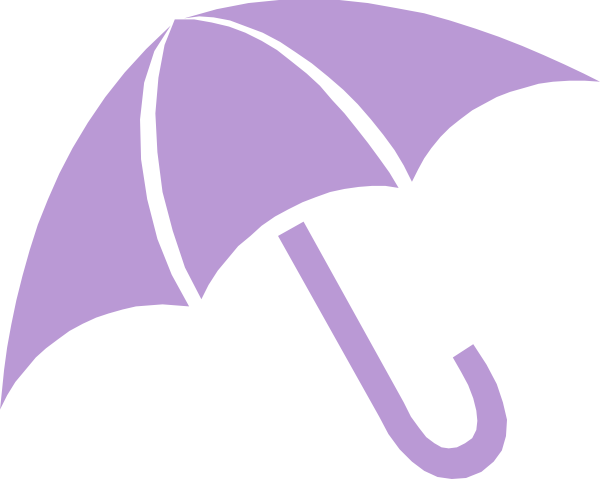 Lavender Clipart Svg - Pink Umbrella Clip Art (600x479), Png Download