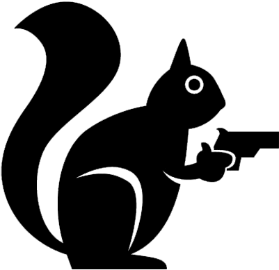 Squirrel Records - Squirrel Gun Logo (400x400), Png Download