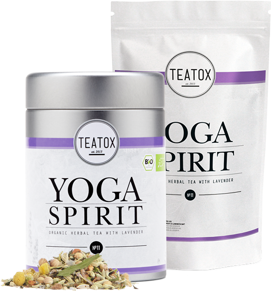 Organic Herbal Tea With Lavender, Tin Can - Teatox Tea (600x600), Png Download