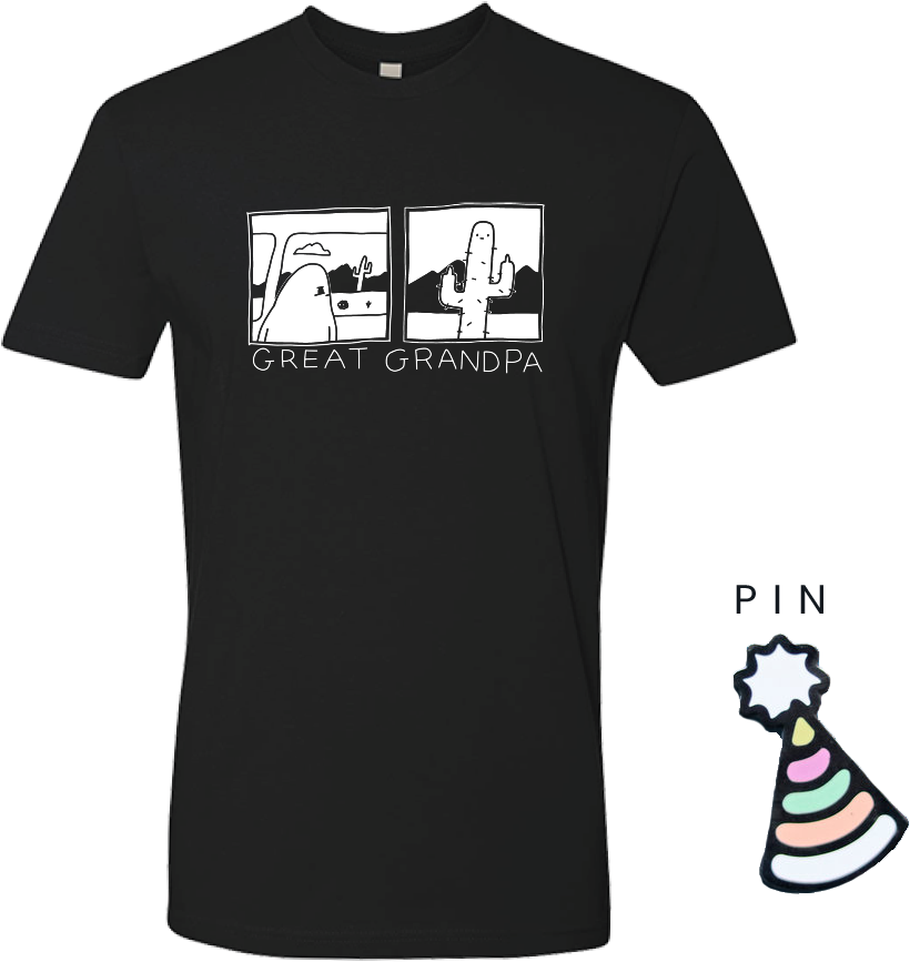 Cactus Tee Party Hat Pin - Real Men Worship T Shirts (1000x1000), Png Download