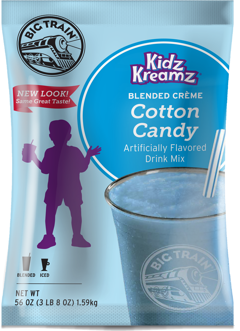 200700 Kidzkream Cottoncandy - Big Train Pralines N Cream (1200x1200), Png Download