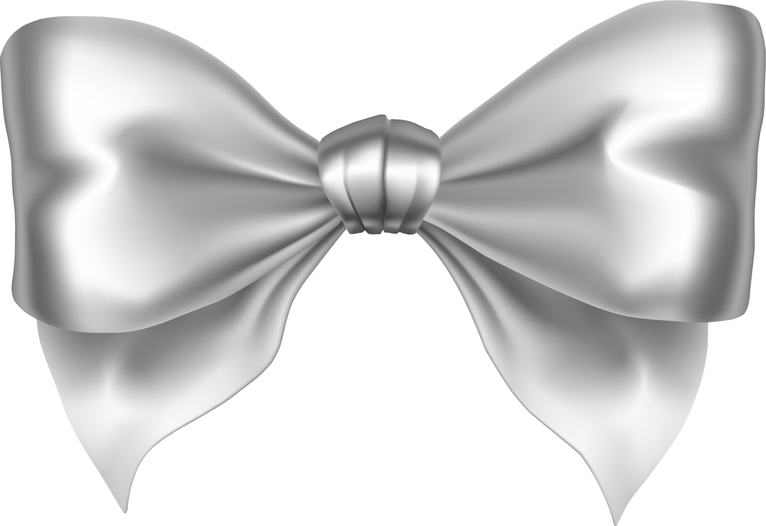 Bow Silver Smart Cook Cooking Serve Serving Restaurant - Lazo Moño Rosa Png (1500x1030), Png Download