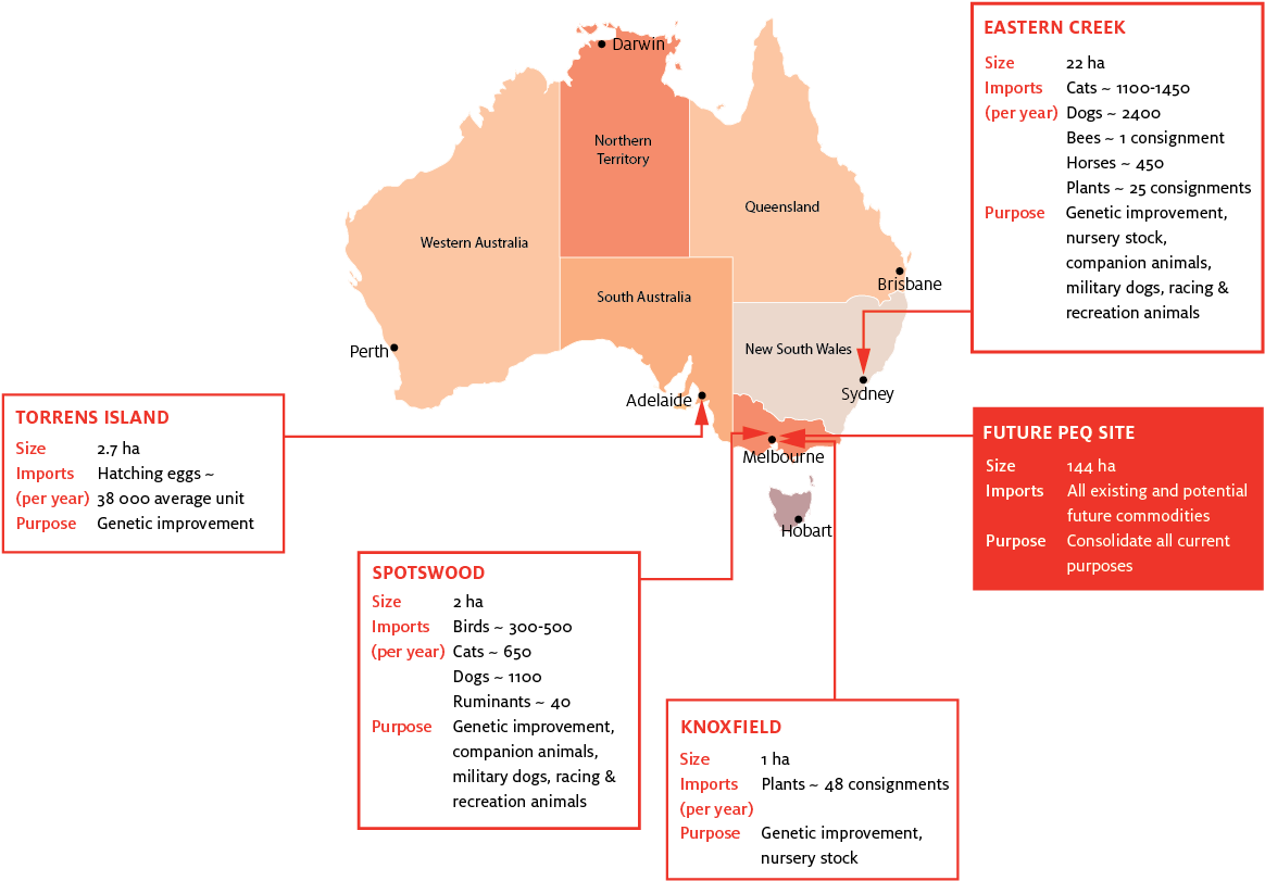 New Map Peq Artboard 2 Artboard 2 - Mickleham Post Entry Quarantine Facility (1240x901), Png Download