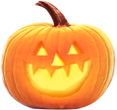 Jack O Lantern Halloween Pumpkin Sticker Pack Messages - Jack-o'-lantern (408x408), Png Download
