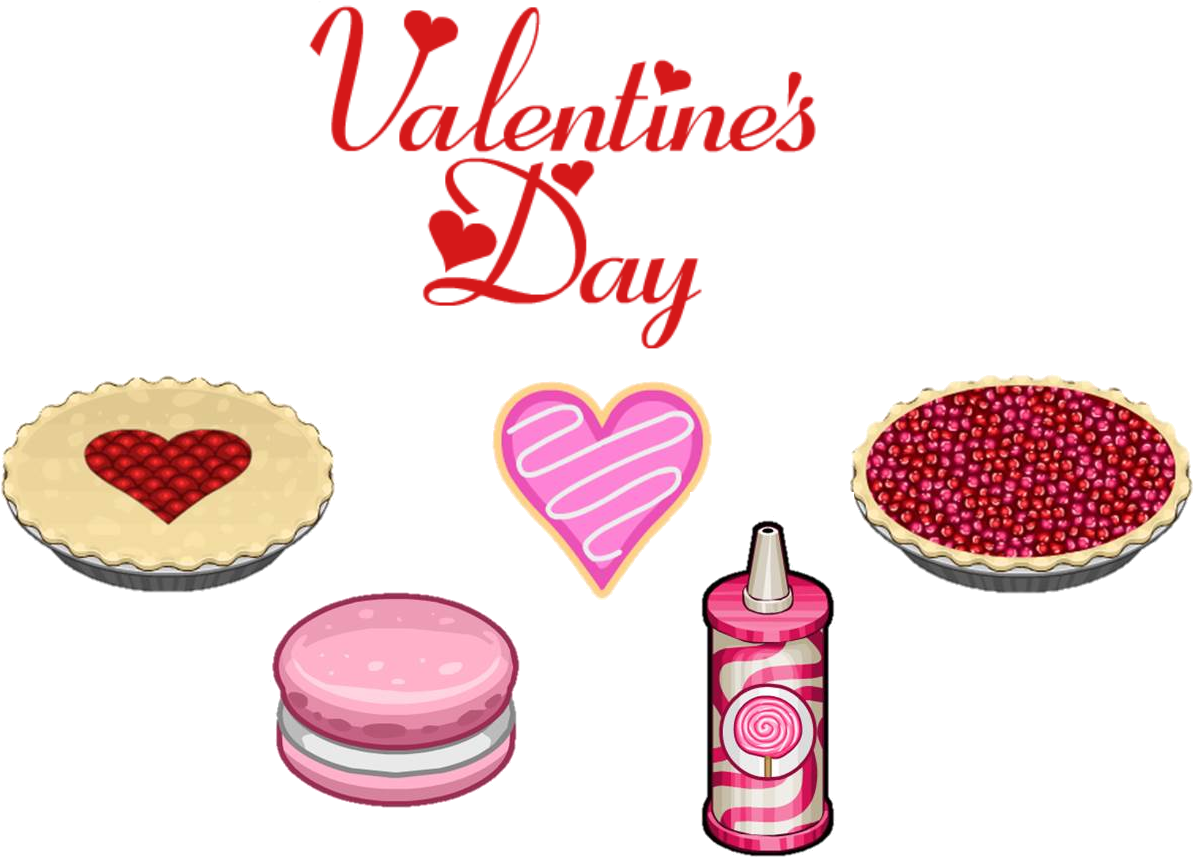 File History - Papa's Bakeria Valentine's Day (1199x898), Png Download