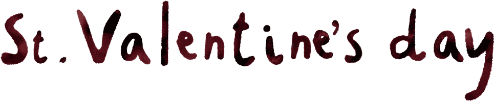 St - Valentine's Day - St Valentine's Day (980x206), Png Download