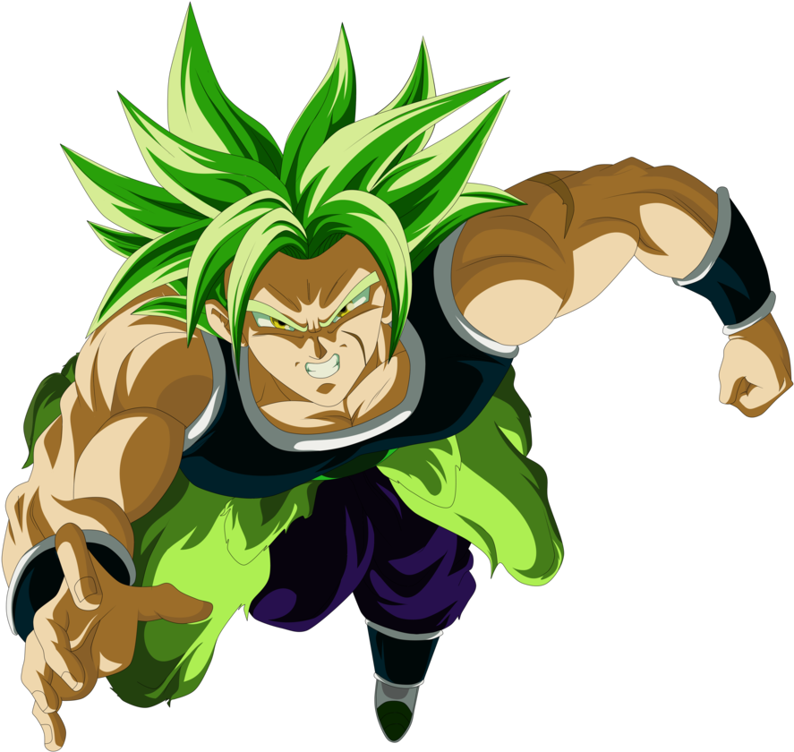 Png Freeuse The Movie Render By - New Broly Dragon Ball Super (913x876), Png Download