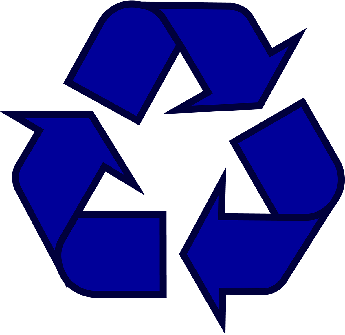 Meal Planning, Image Result For Recycling Blue - Recycle Symbol (1200x1171), Png Download