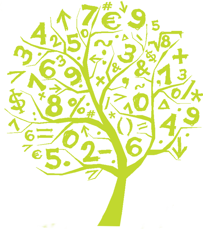 Tree-img - Maths Black And White (650x733), Png Download
