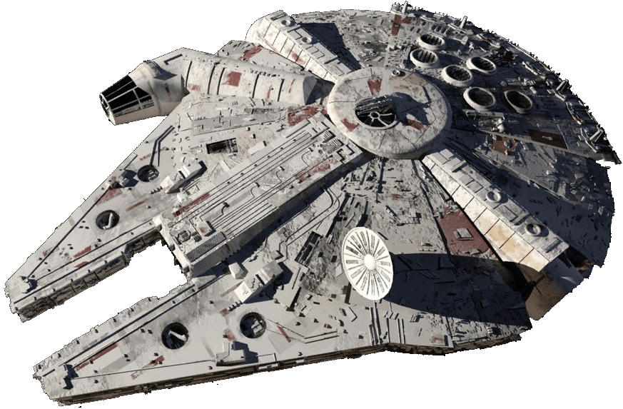 No Hunz We In Space - มิ ล เลน เนียม ฟ อ ล คอน (873x573), Png Download