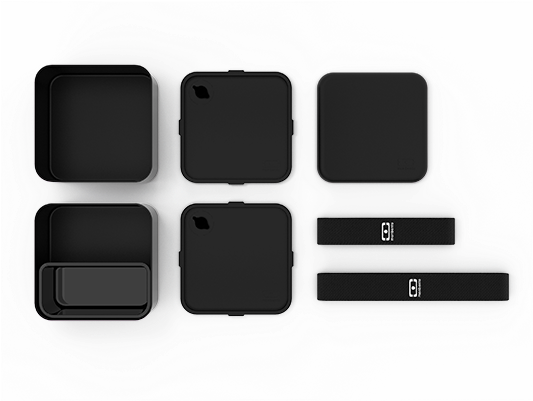 Mb Square Black - Monbento Square Denim (532x532), Png Download