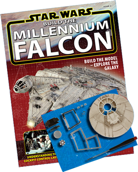 Deagostini Build The Millennium Falcon - Swミレニアムファルコン全国版 2016年8月16日号 (500x600), Png Download