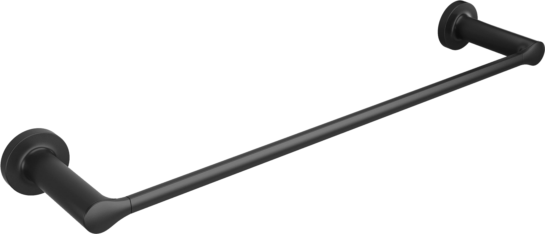 Studio S Towel Bar In Matte Black - Inch (2000x2000), Png Download