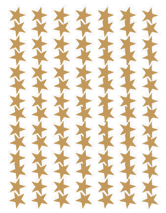 Tcr1276 Gold Stars Foil Stickers Image - Colored Sticker Stars (900x900), Png Download