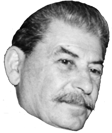 Stalin Peeking Over The Documents - Harry S Truman Library And Museum (446x515), Png Download