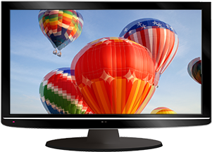 Led-backlit Lcd Display (792x250), Png Download