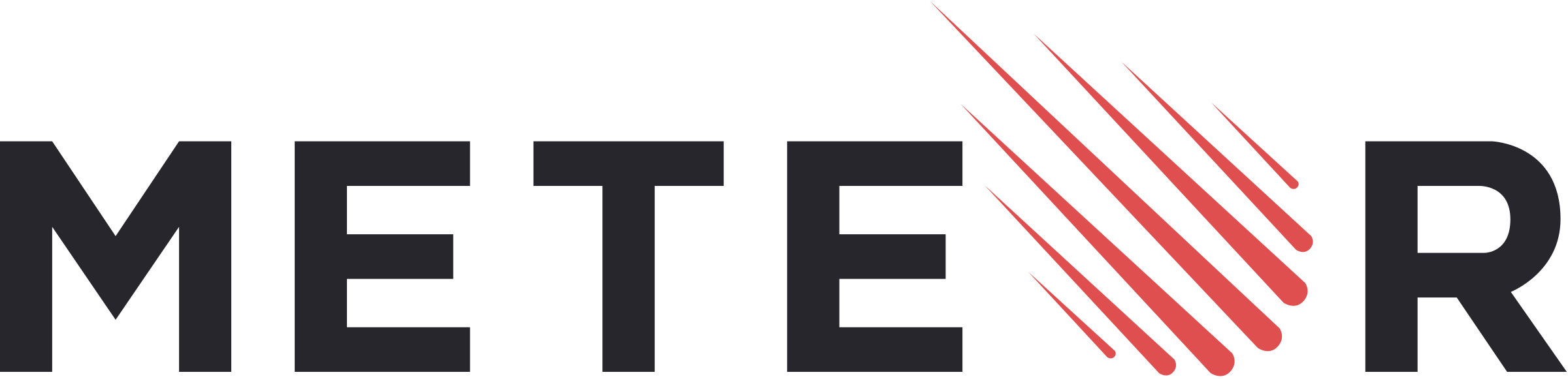 Meteor Logo Png Transparent - Meteor Js Logo (2400x581), Png Download