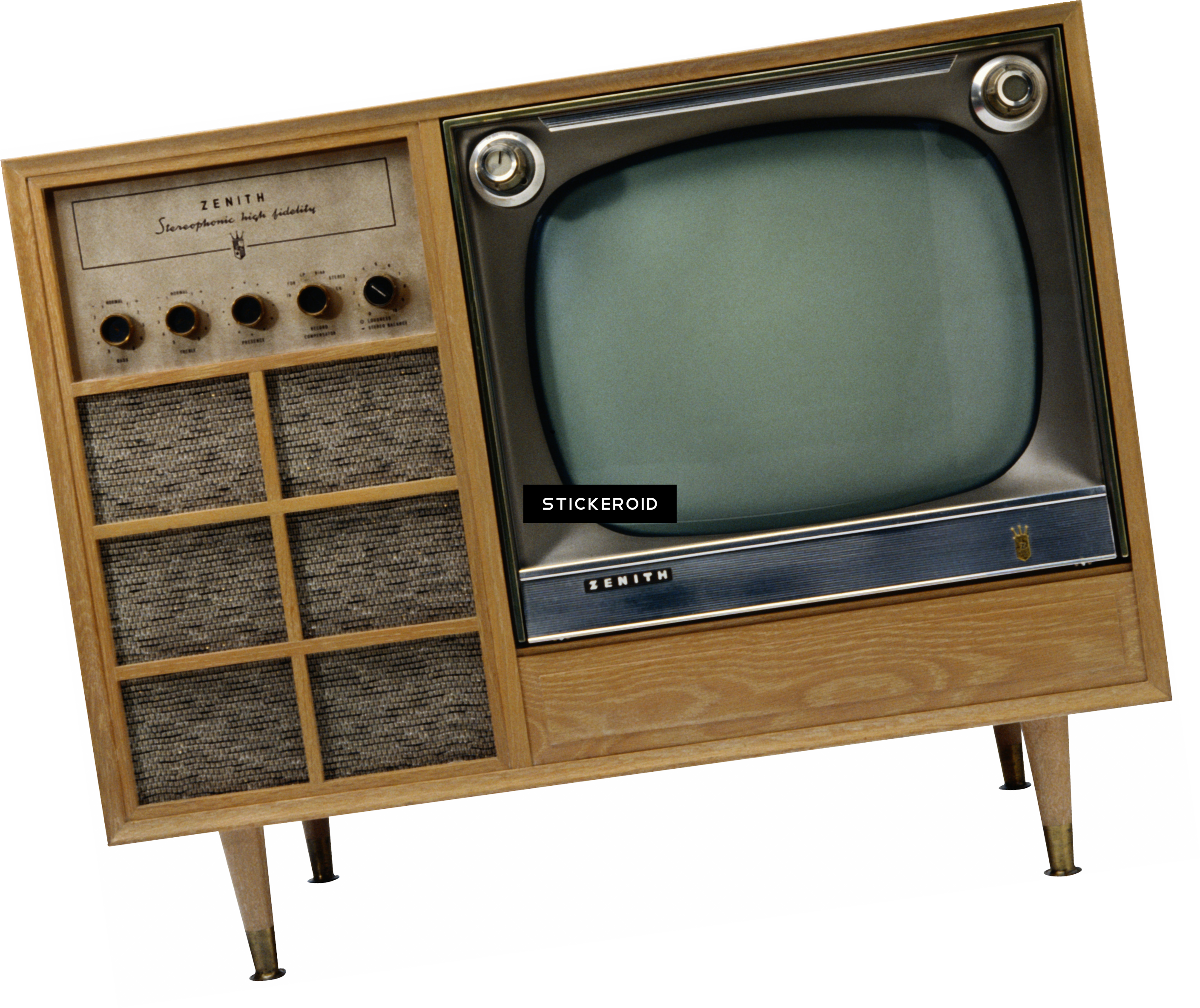 Old Tv Objects - Portable Network Graphics (2818x2367), Png Download