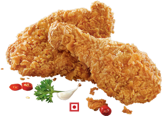 Fried Chicken - Hot And Crispy Kfc (500x280), Png Download