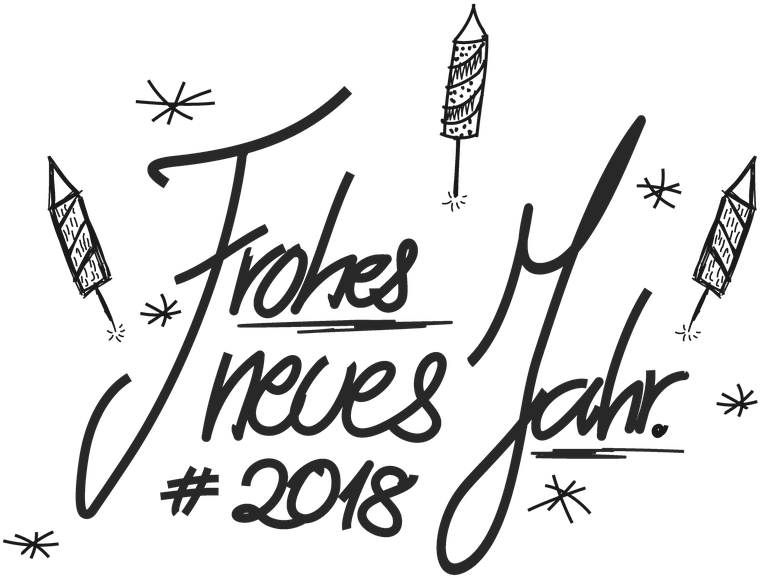 New Year S Eve 2018 Drawing Font New Year S Day New Calligraphy Full Size Png Download Seekpng