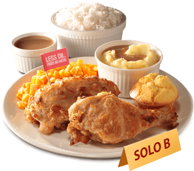 Solo B Omg Unfried Fried Chicken - Fried Chicken (400x400), Png Download