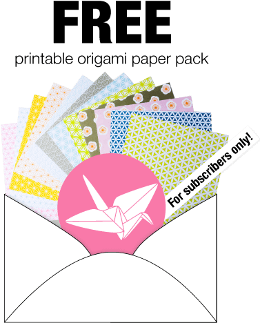Thank You For Visiting Paper Kawaii - Origami Paper (500x500), Png Download