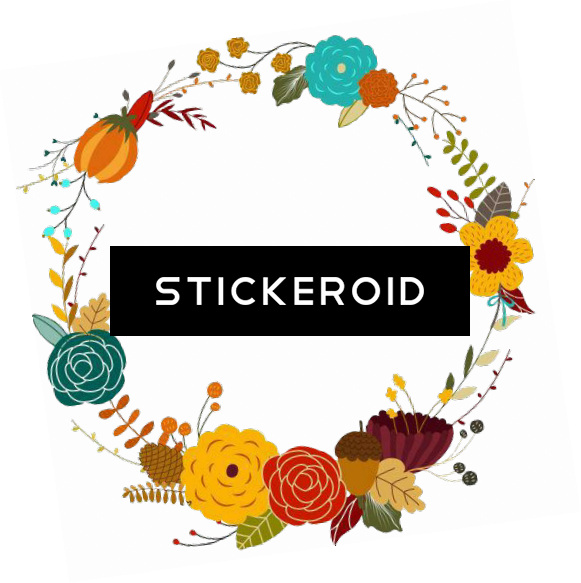 Thanksgiving Border Frame - Hybrid Tea Rose (581x583), Png Download