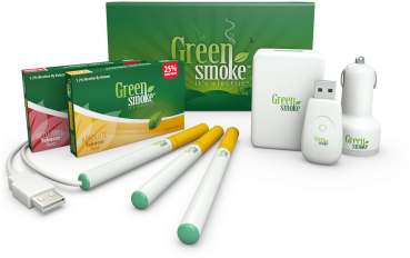 Green Smoke Electronic Cigarettes - Green Smoke Vs V2 (370x370), Png Download