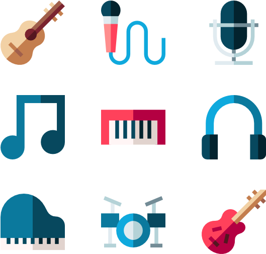 Music And Instruments - Music (600x564), Png Download