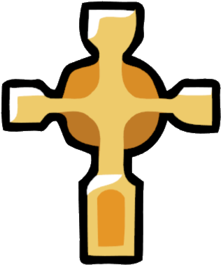 Cruz Png - Scribblenauts Cross (326x389), Png Download