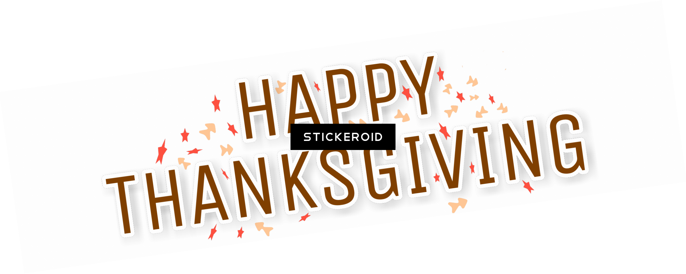 Thanksgiving - Calligraphy (2352x939), Png Download