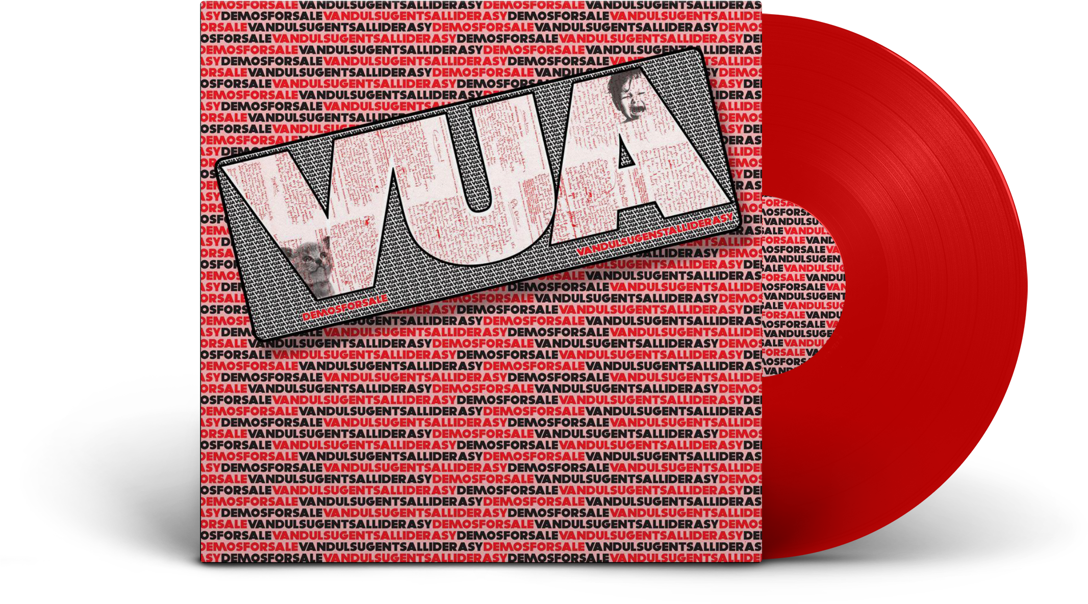 Chuck - Chuck Mosley & Vua Demos For Sale Vinyl Record (2400x1700), Png Download