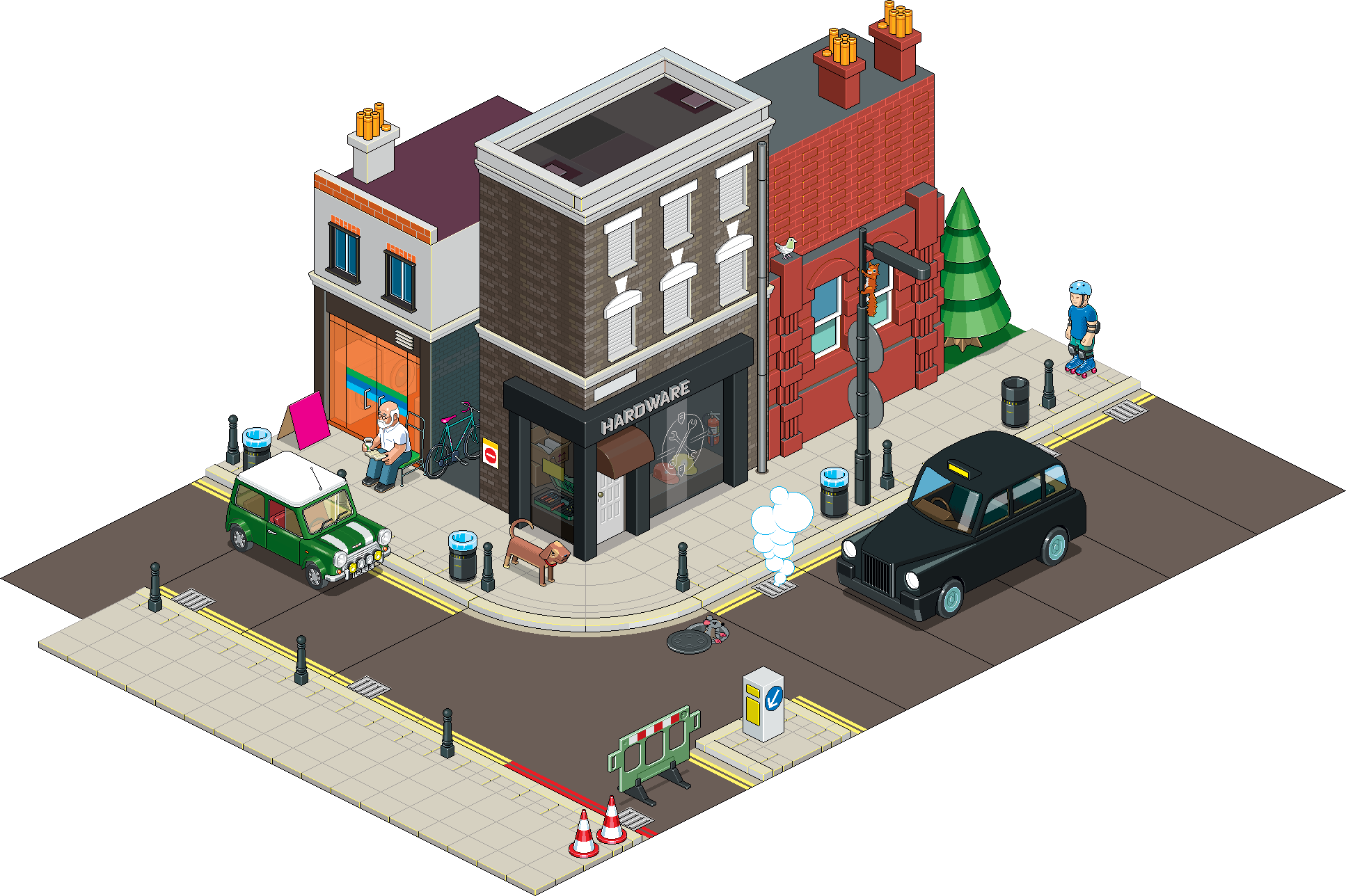 Bt - Street Png (1934x1288), Png Download