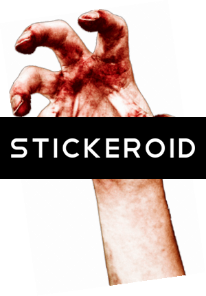 Bloody Zombie Hand - Zombie Hand (300x430), Png Download
