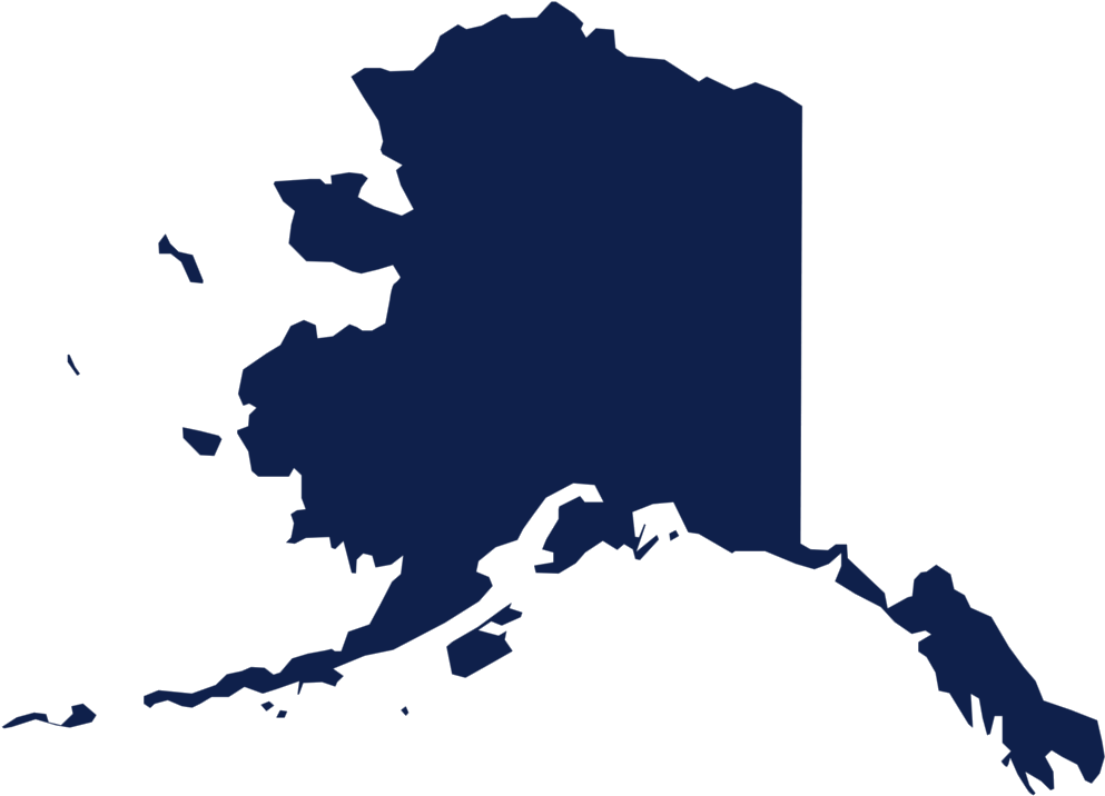 Base Alaska Map - State Of Alaska (999x717), Png Download