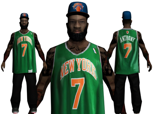 James Harden Beard - Gta Sa Skin Beard (529x393), Png Download