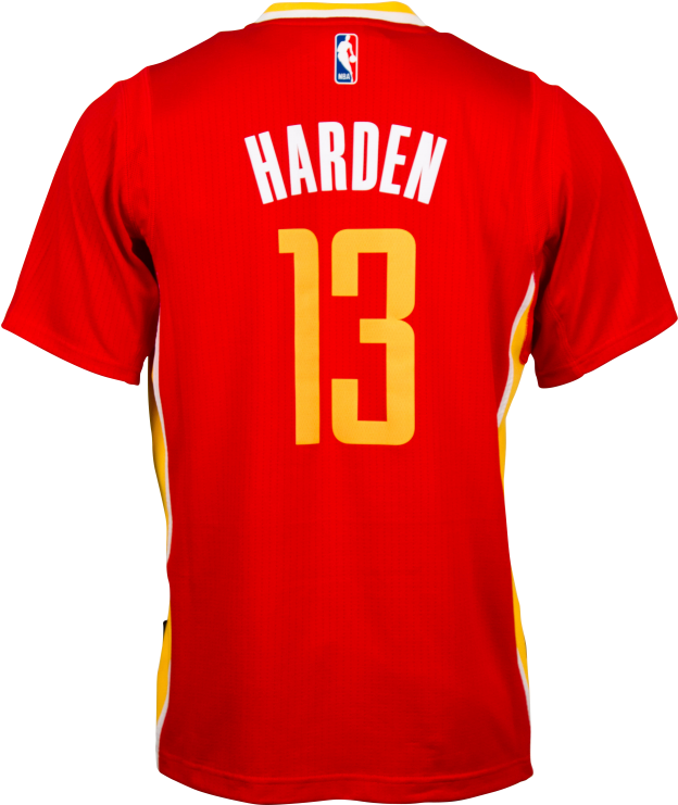 Adidas Houston Rockets James Harden "clutch City" Swingman - Houston Rockets James Harden Nba Youth Swingman Jersey (740x740), Png Download