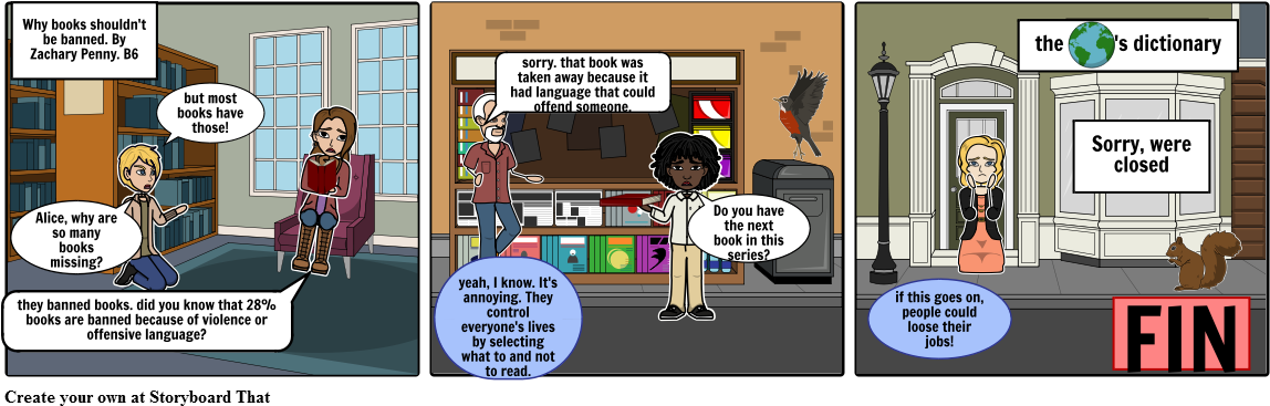 Should Books Be Banned - Comics (1164x385), Png Download