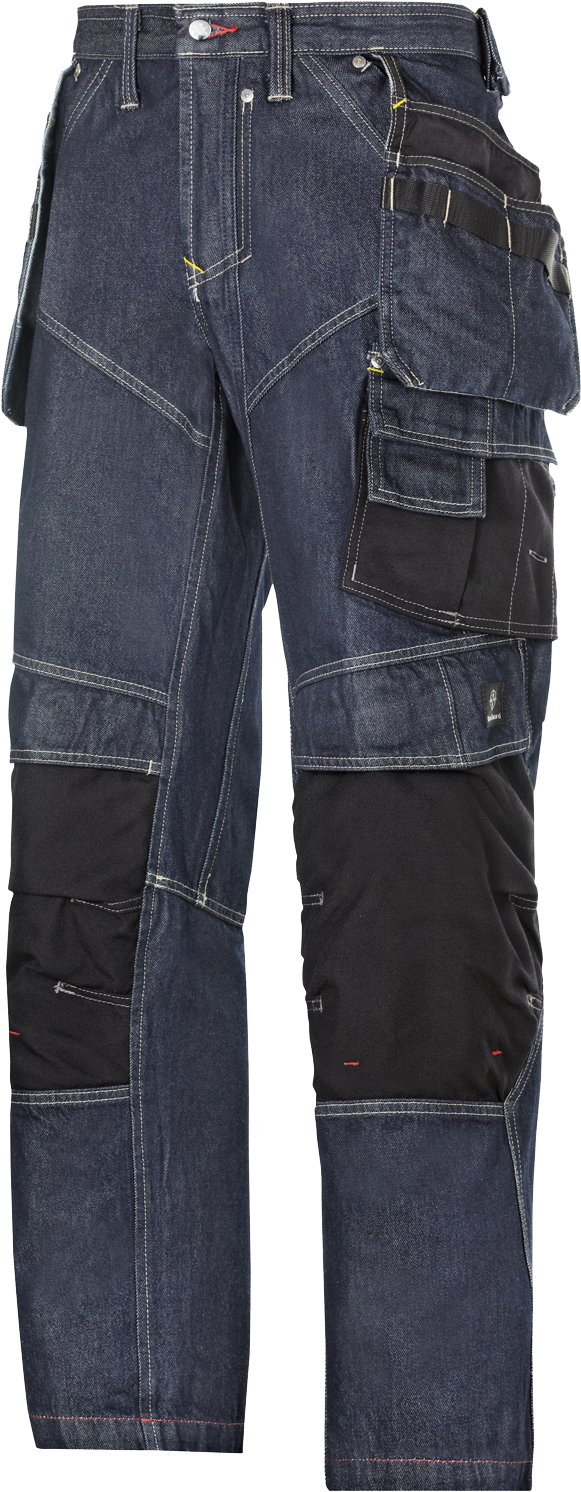 Work Jeans Transparent Image - Jeans With Transparent Background (650x1568), Png Download