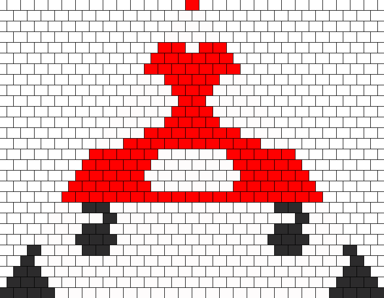 Grow Up Mario Mushroom Bikini D Cup Bead Pattern - Circle (755x587), Png Download